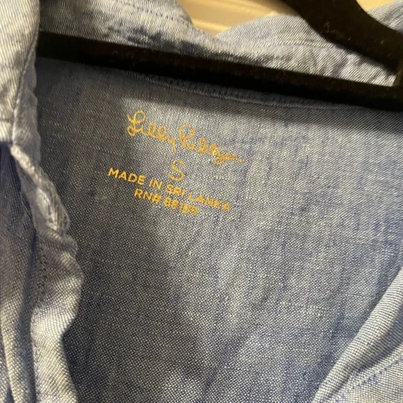 Lilly Pulitzer shift dress Blue SZ S Pilar Tunic Linen
Beckon Blue Sea Salt EUC - Picture 7 of 12